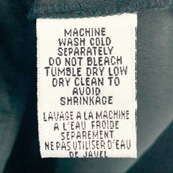 Eileen Fisher 100% Silk Black Blouse L - Picture 4 of 6